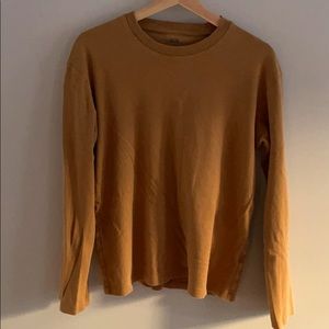 Uniqlo long sleeved top brown